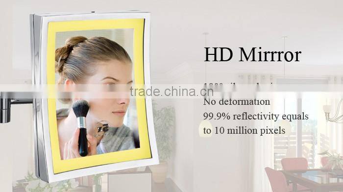 Folding Hand Held 3x Magnification Mirror