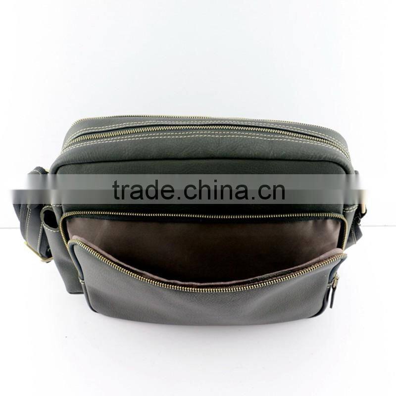 Hot selling fashion new style business genuine leather briefcase for men