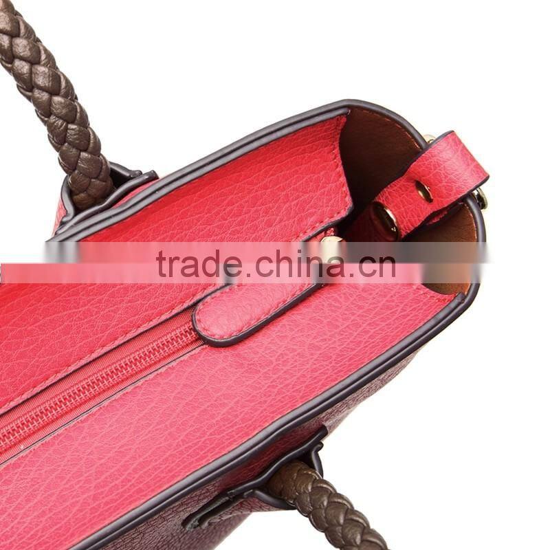 Hot fashion ladies bucket bag alibaba China cheap PU leather shoulder bag