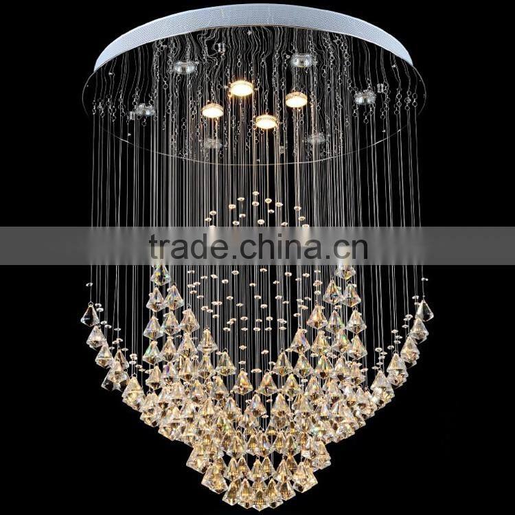 Modern Acrylic Crystal Diamond Chandelier Lustre Boul Diamant 92034