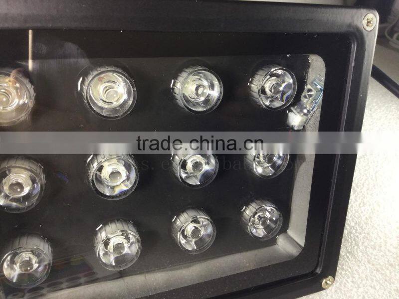 24*1w led floodlight white RGB IR RF DMX512 ce rohs 3 years warranty