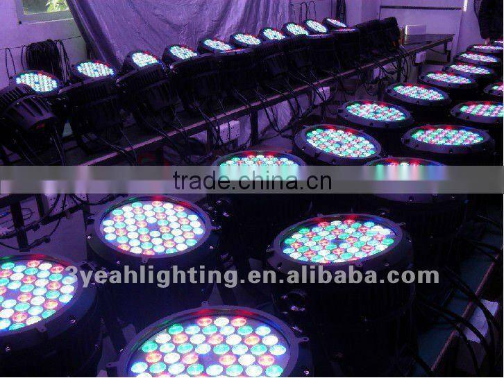 ip65 waterproof 54x3w led par outdoor disco light