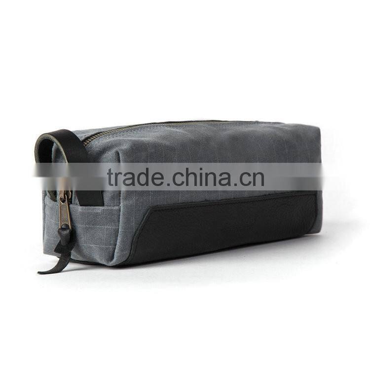 Custom Waxed Canvas Dopp Kits