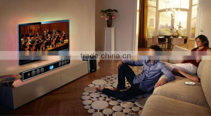 TV USB/SD/BLUETOOTH/TV/AUX/OPTICAL/COAXIAL/FM/ 2.1CH HOME THEATER SOUNDBAR SPEAKER , WITH 8"INCHES WIRELESS SUBWOOFER