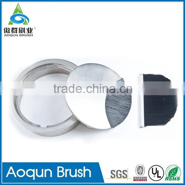 Raised Floor System Floor Gland Small In-Floor Brush Seal Grommet