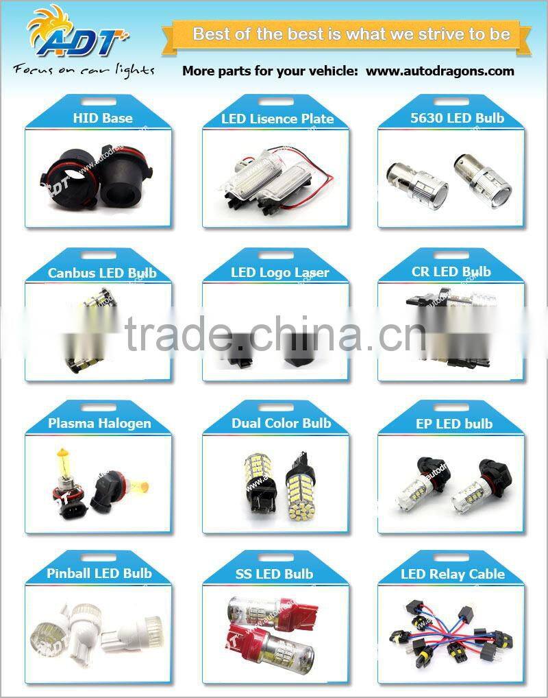 News Style Pair of H8 White Car Replacement Light LED Side Light Projector Lens Wedge Bulb Lamp For Car
