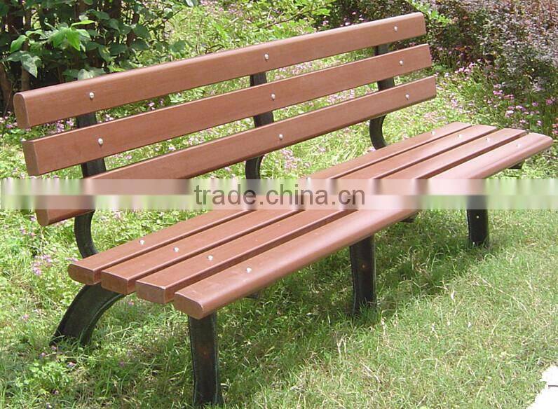 wpc raw material folding wood bench outdoor wood bench wood park bench