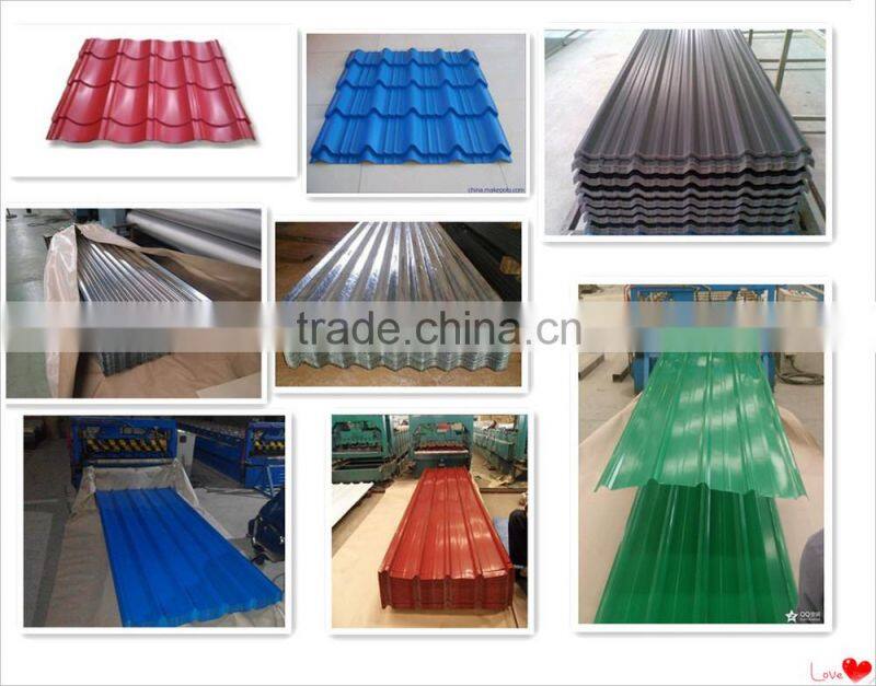roofing mechine zinc roof sheet price