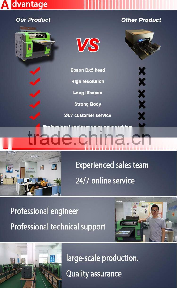 best quality 1440dpi dx5 head uv flatbed badge printer for phone case wooden glass