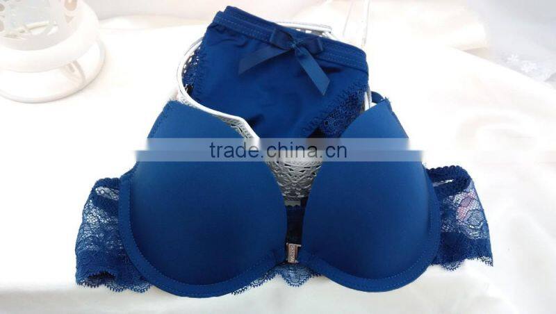Wholesale front openning push up bra and panty(EBP263)