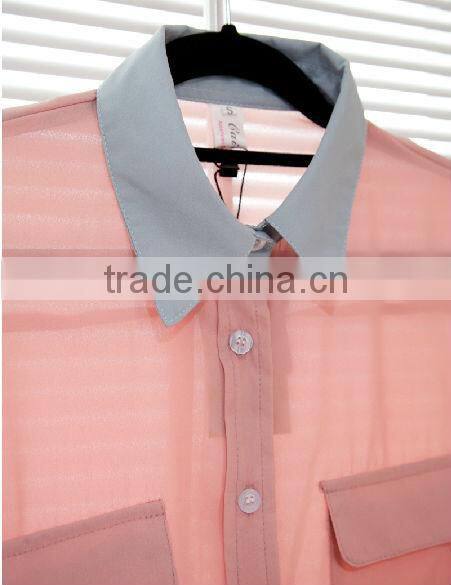 New Design Chiffon Women's Shirt