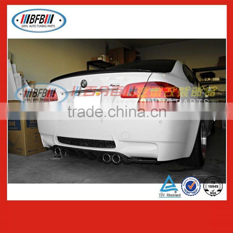 carbon fiber E92 HM style 2006-2012 rear bumper guard FOR BMW 3 series bumper diffuser