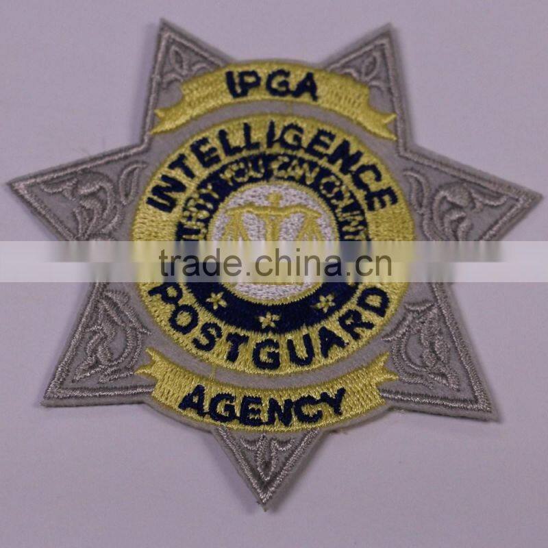 Decorative Five-Pointed Star Embroidery Patch For T-shirts Bags Caps Blouses Clothing