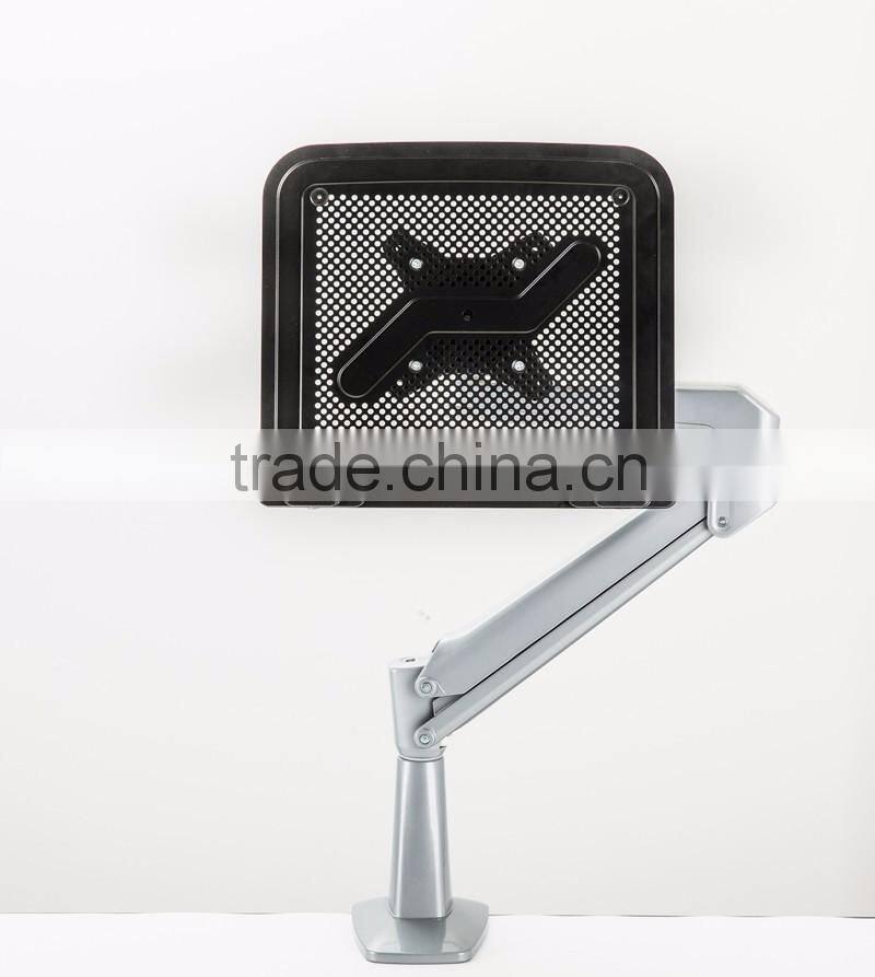 Stock Aluminum Die casting Metal Standard Support Monitor Arm Laptop Tray