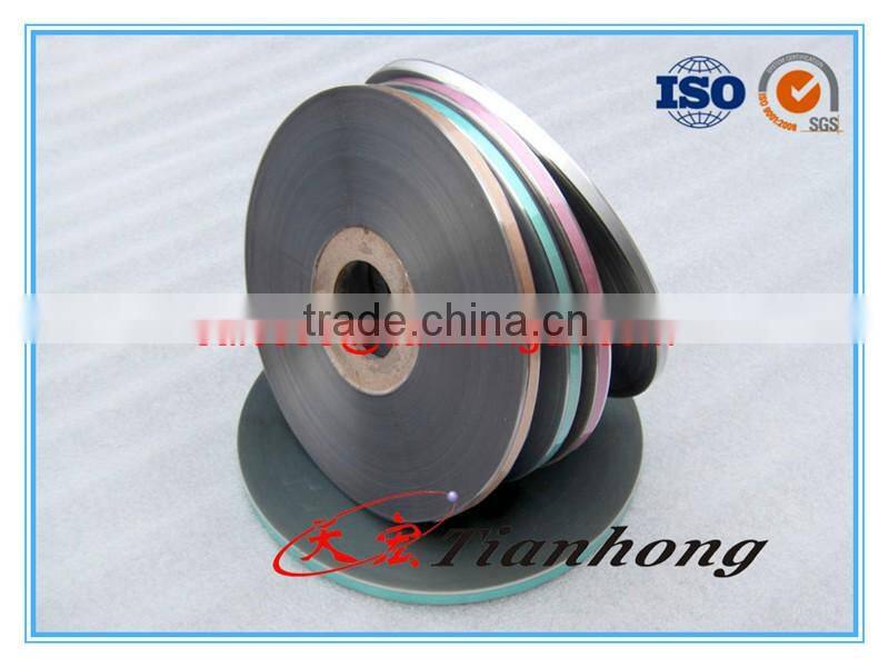 light green colored free edge alu pet foil heat-resistant insulating tape hangzhou tianhong low price al products