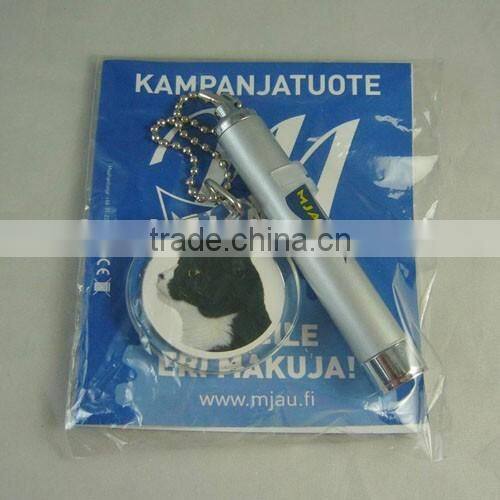 carabineer flashlight keyring WIN-1628 Led laser toy for cat lucky cat toys