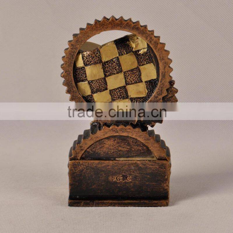 Piston and gearing trophy resin awards