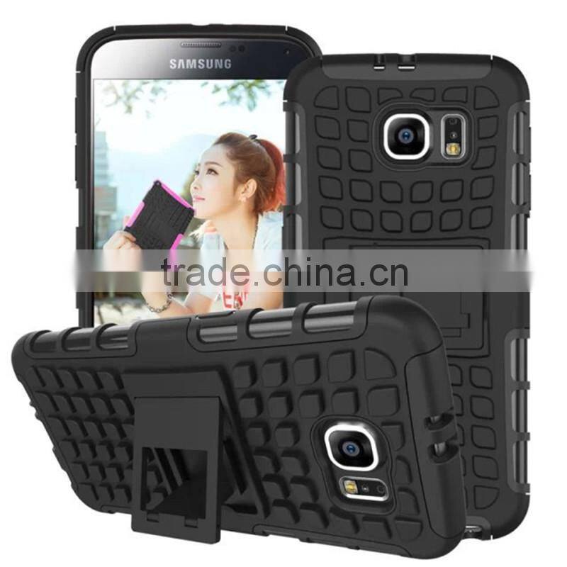 High Quality 2 in 1 PC + TPU Heavy Duty Shockproof Case Cover For Samsung S6