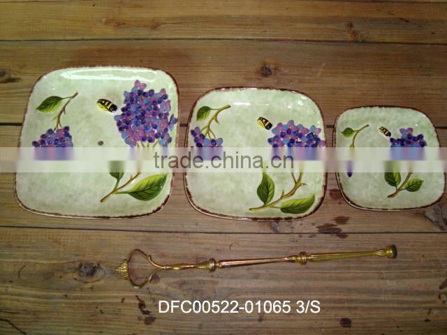 Ceramic porcelain kitchen condiment set