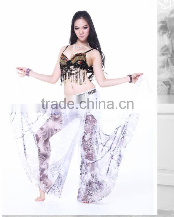 Silk Nice Expansion Beautiful Comfortable Belly Dance Skirt Pants(2131)