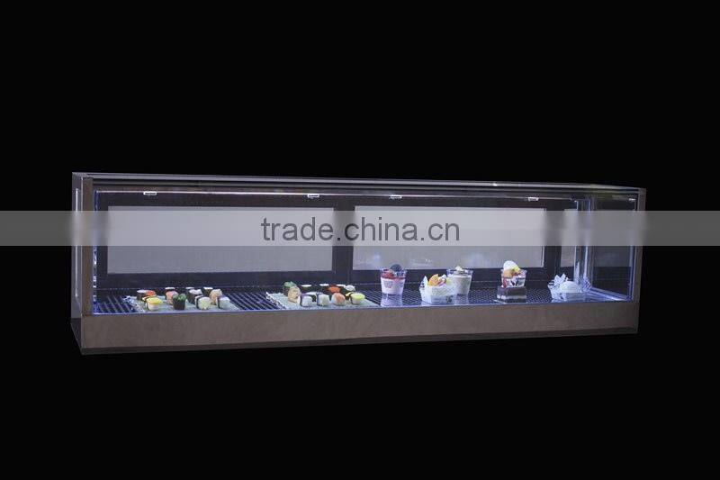 sushi display showcase/countertop refrigerator