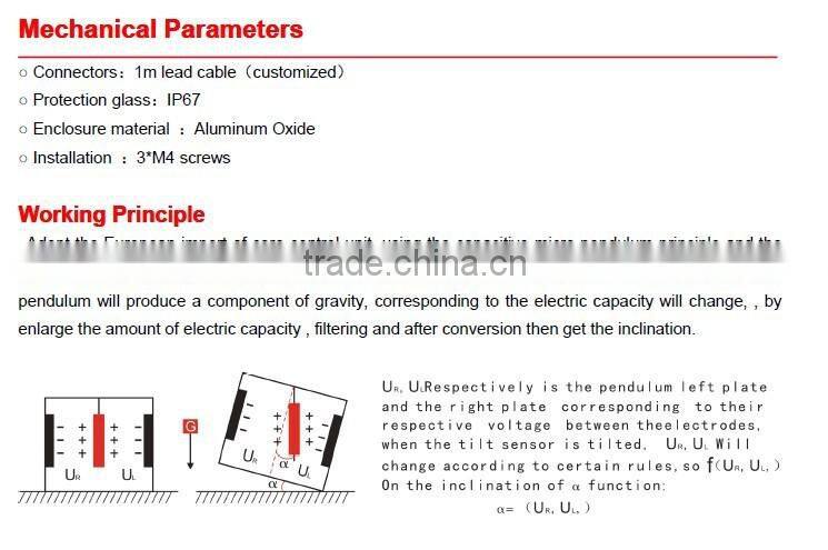 LCA318T Cheaper Electronic Single Shot Inclinometer With Current output(4~20mA or 0~20mA optiontal )