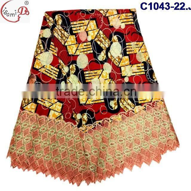 C1043-(14-25)A variety of the newest design of the wax lace different design styles and different patterns for your choice