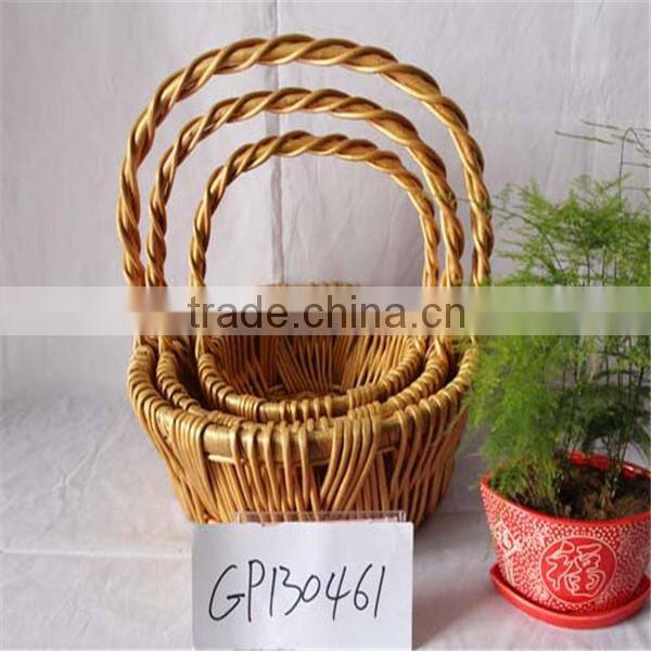 wholesale good quality decorative wicker fruit storage basket