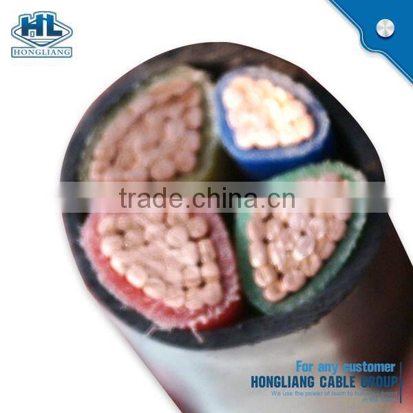 copper conductor YJV 4x35mm2 xlpe insulated power cable