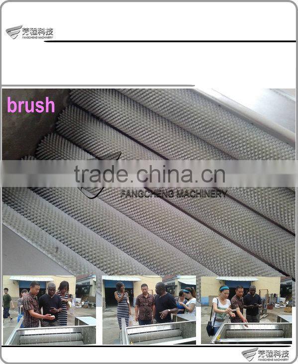 Stainless Steel potato washing and polishing machine