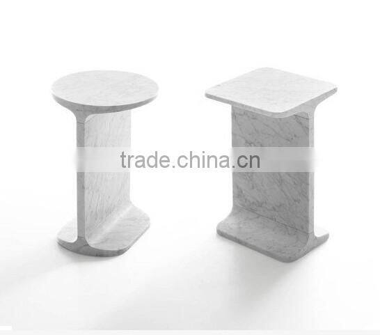High density housing architecture stone table desk marble reception desk