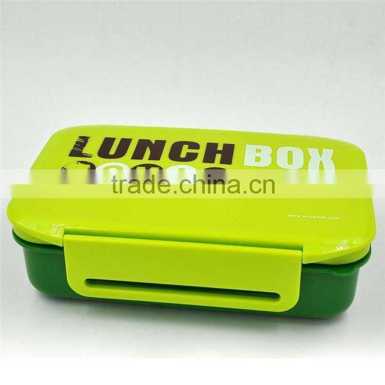 direct factory logo coustom lunch box food container with lock, bento lunch box