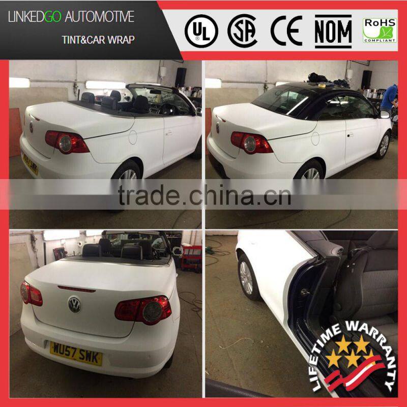 New Fashion Style Air Bubble Free Purple 1.52*30M Vinyl Sticker Matte Car Vinyl Wrap