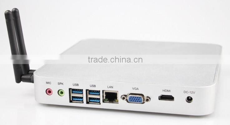 PC OEM Nettop fanless with RJ45 Ubuntu Mini PC