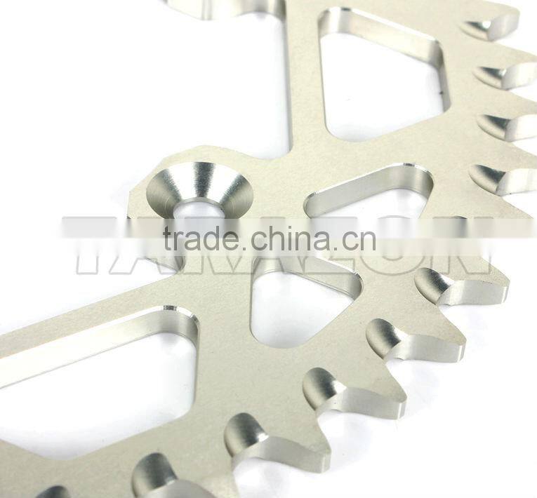 Motorcycle rear aluminum chain sprockets for RMZ250 dirt bike