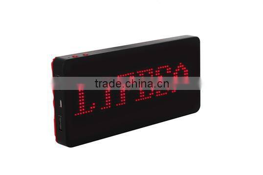 unique design dual usb port wholesale power bank 10000mah capacity