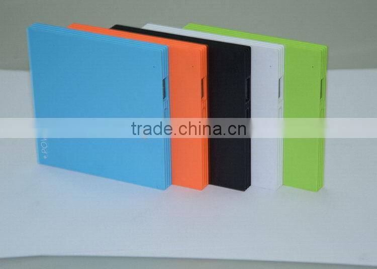 Factory Cheap cheap 2600mah slim card power bank for Mobile Phone/SmartPhone
