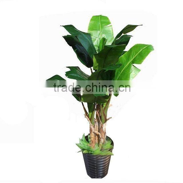 decorative artificial plastic banana tree