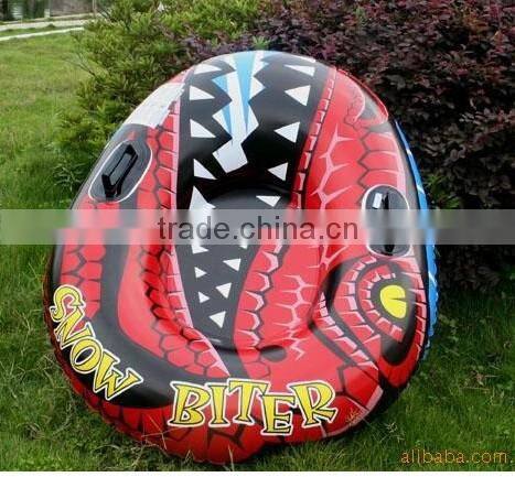 Heavy duty inflatable snow tubes 2 persons snow sled