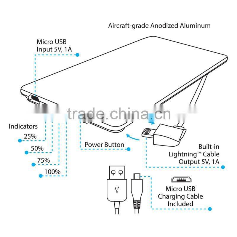 Promotional power bank with Micro USB connector power bank restaurant