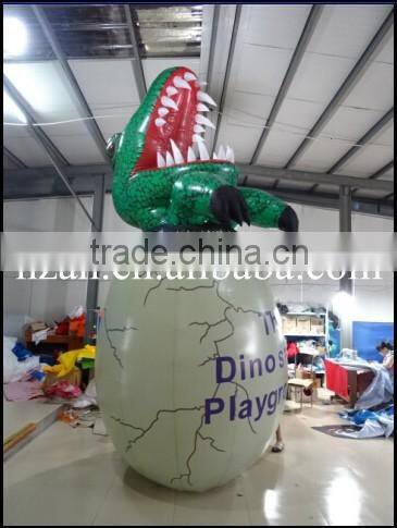 Double Inflatable Dolphin Carton Model for Advertising