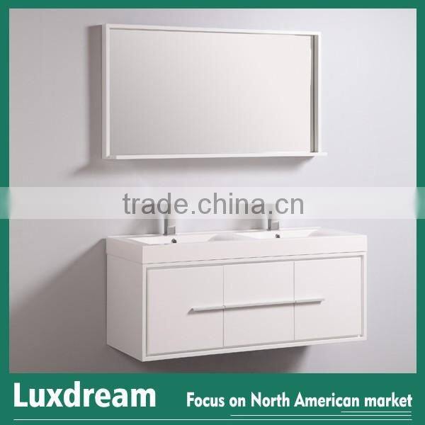 double resin wash basin bathroom vanities