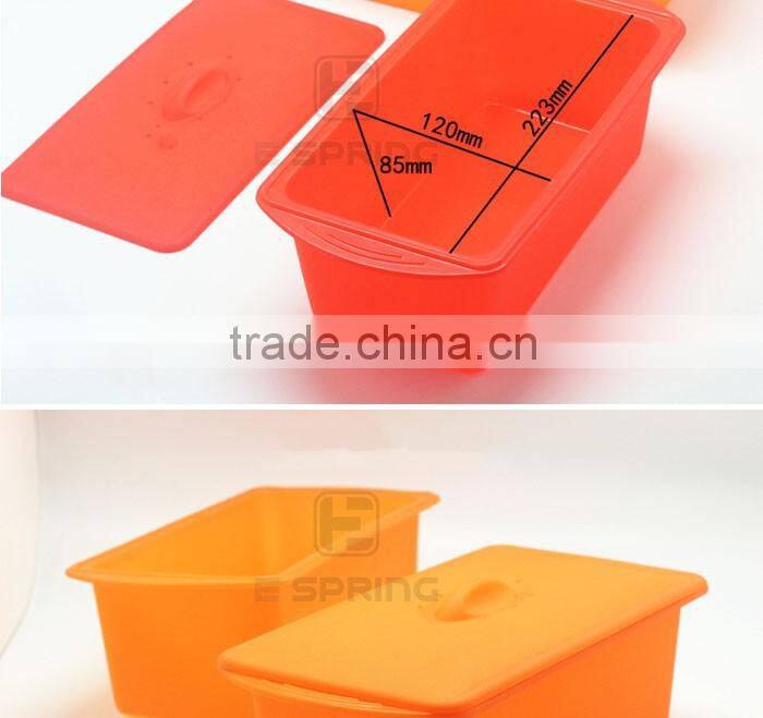 Rectangle Non-stick Toast Bread Cake Baking Mold Loaf Tin Silicone Bakeware Pan