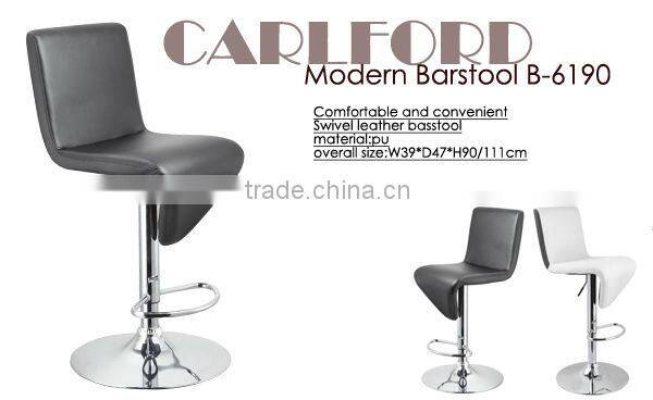 Modern barstool furniture chair office furniture barstool bar chairPu chair home furniture stool ISO TUV B-6190