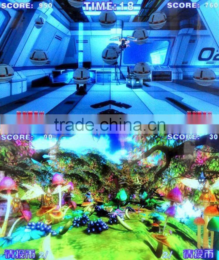 2016 newest design simulator ball arcade game machine target shooting game machine