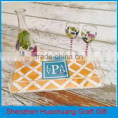 Customized size fruit tent tray for home service tray tent for hotel and restaurant