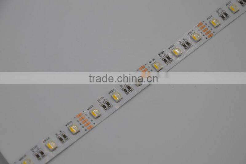4 Color In One LED RGBW RGBWW Flexiable 60Leds 24watts Rgbw Led Strip