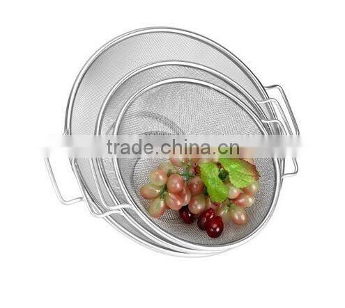 wire mesh basket/ fruit basket with net cover/ vegetable basket