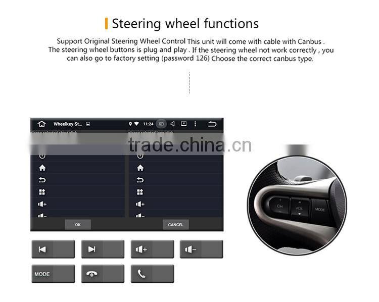 Faster Wireless 10.2 inch Car player dvd Built in Wifi with GPS for honda
