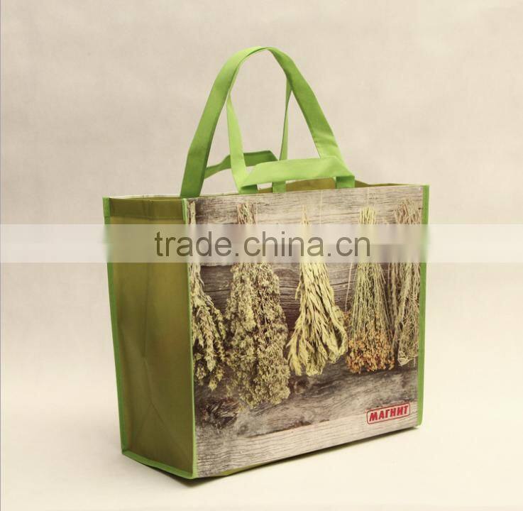 Reusable Logo Printed PP Shopping Bag